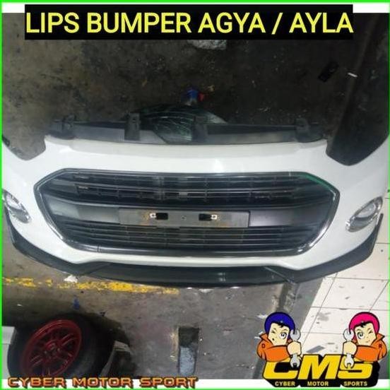 Athena - Lips bumper depan ayla . bodykit ayla. front lips bumper jdm ayla. winglet bumper ayla jdm.