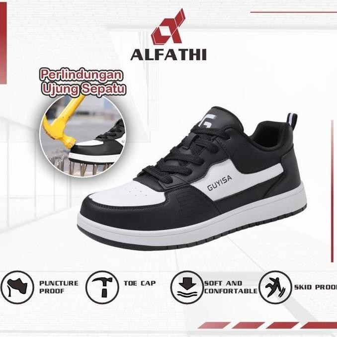 Alfathi Sepatu Safety Sneakers Ori By Guyisa Air Prussian New Stok
