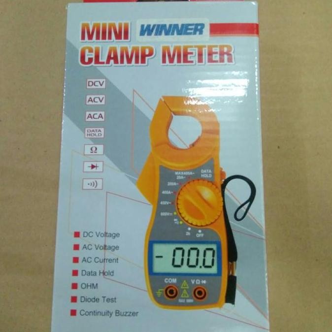 Tang Amper Ampere Mini Clamp Meter Winner