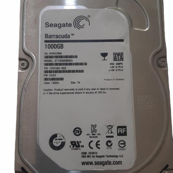 Hdd Pc 500Gb - 1Tb - 2Tb - 3Tb - 4Tb - 6Tb - 8Tb - 3.5In Bekas Dan Original 100% Ber Co