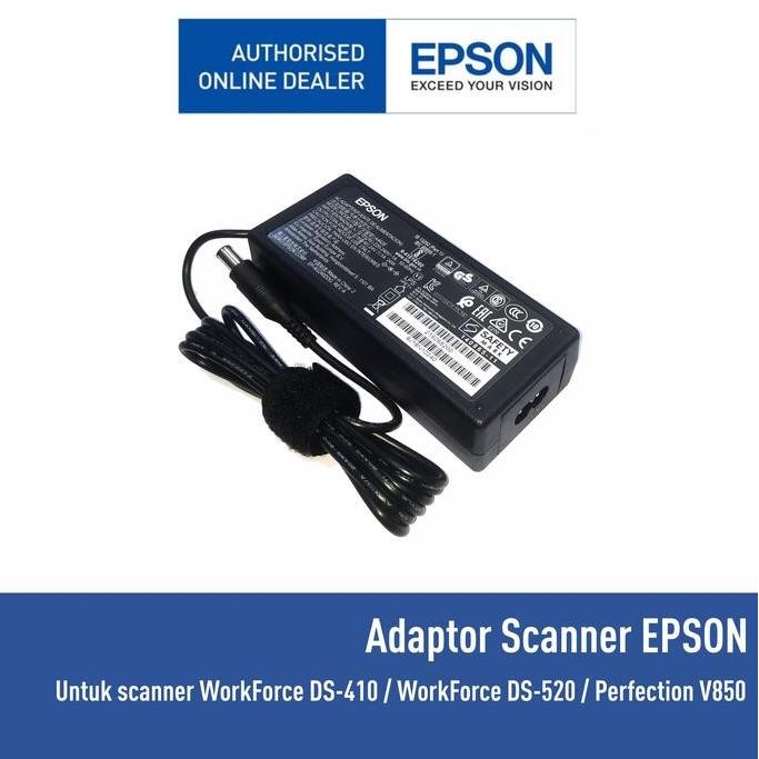 Ac Adaptor Epson Scanner Workforce Ds410 Ds520 Ds530Ii Ds570Wii Ori Co