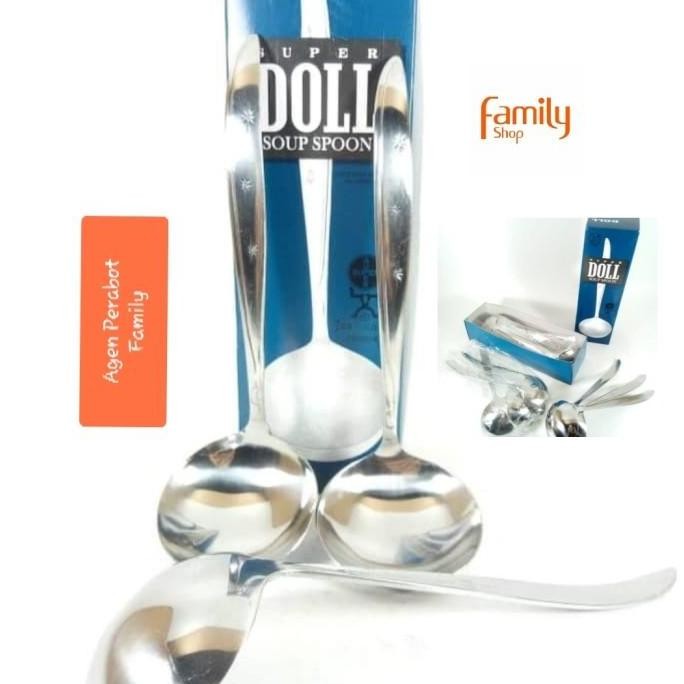 (Allthebest) Sendok Sayur / Irus Kecil Stainless Tebal / Irus SUPER DOLL