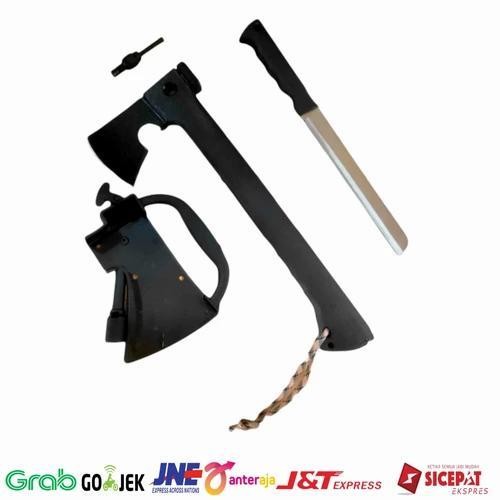 Kampak Survival Multifungsi 3 In 1 Kapak Camping Outdoor Hand Tools