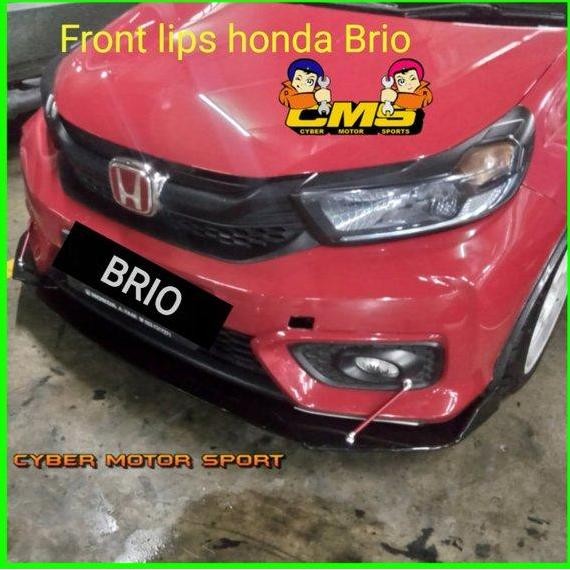 Lips bumper depan honda brio . lips bumper universal. front lips bumper jdm new brio. winglet bumper