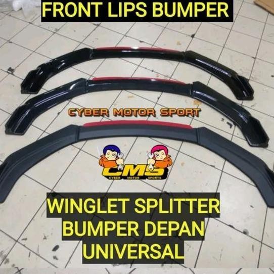 [[Toko52]] lips bumper vios. winglet vios spoiler bumper mobil universal. bodykit vios. winglet mobi