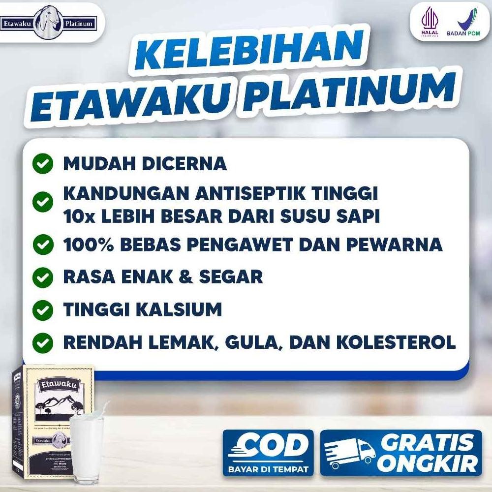 

Miliki - ETAWAKU PLATINUM ORIGINAL - SUSU KAMBING UNTUK ATASI MASALAH PERNAFASAN