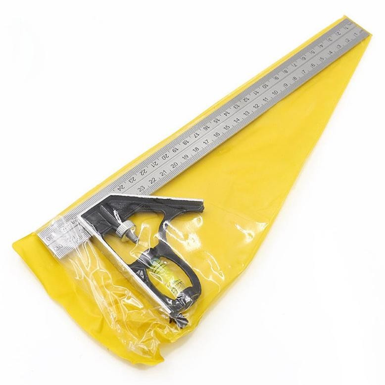 

Update Penggaris Tukang Siku Mistar Multifungsi ada Waterpass .,