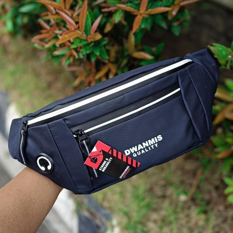 Special - [Waist Bag Original DM] Tas Selempang Pria Waterproof | Waist Bag Pria Original Produk Exc