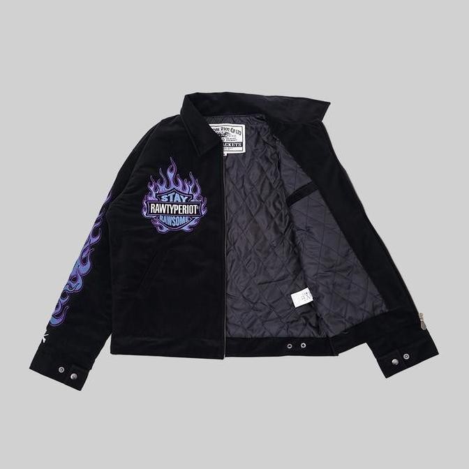 Sale Rawtype Riot Motorcycles Riot Work Jacket - Black