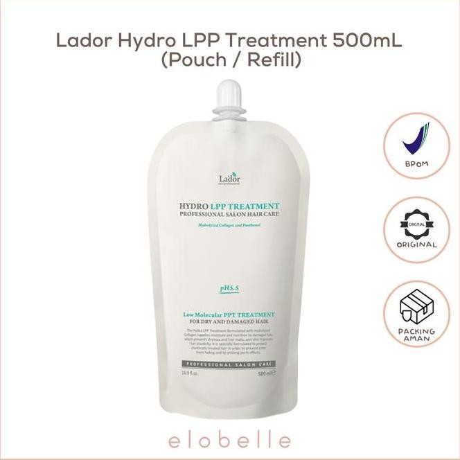 Terbaru Lador Hydro Lpp Treatment 500Ml (Conditioner Lador Hydro Lpp) Keratin Treatment Series / Lad