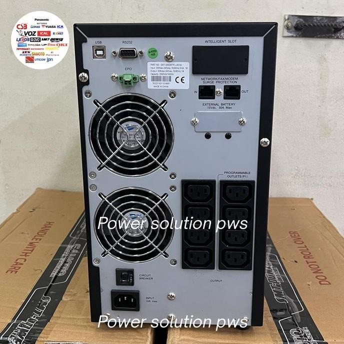 UPS EMERSON LIEBERT GXTMT+ GXT-2000MTPLUS230 GXT 2000 MT PLUS 230 ONLINE UPS 2000VA / 1600Watt Pure 