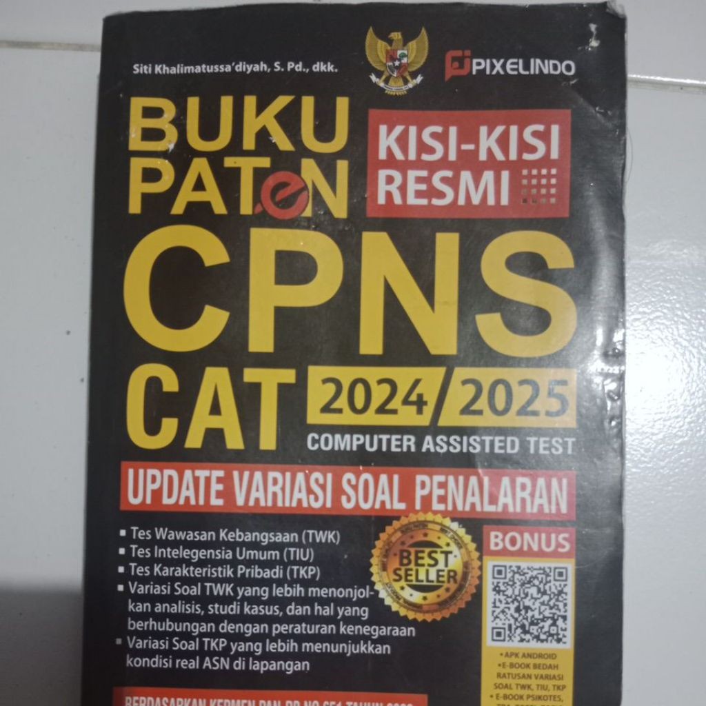buku paten CPNS CAT 2024/2025