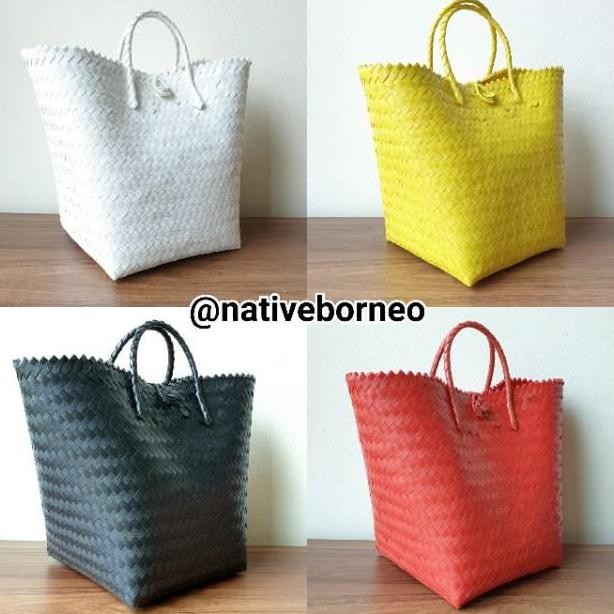 

Ready Kana Bag Polos - Tas Anyam Parcel Hampers Lebaran & Souvenir