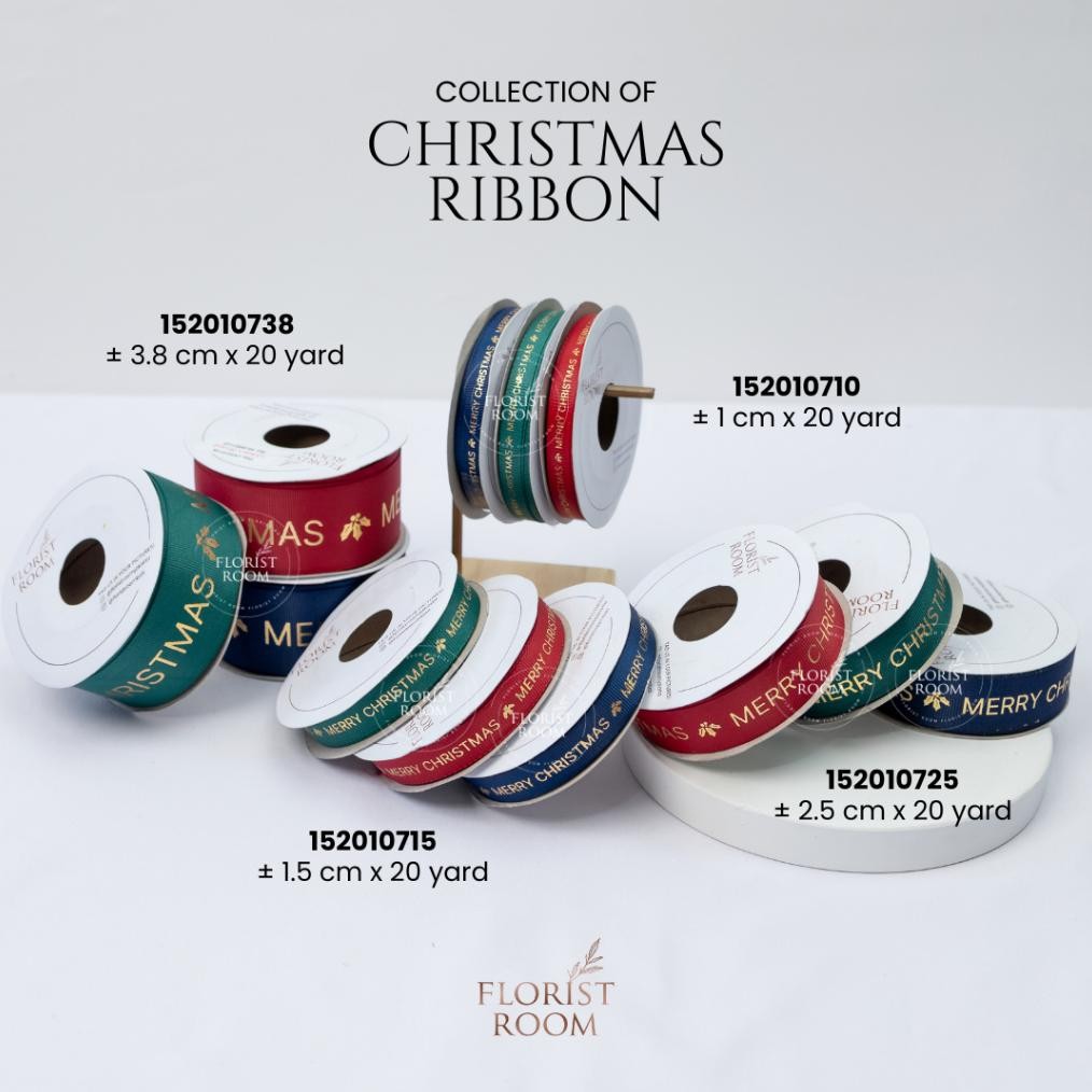 

Pita 152010710 152010715 152010725 152010738 - Grossgrain Christmas RIbbonn aSt