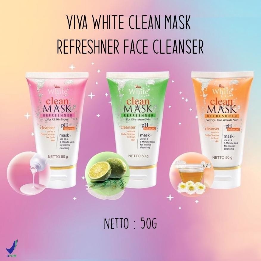 PAKET VIVA 6 in 1 Paket perawatan untuk Kulit Kering / Kulit Berjerawat / Kulit Berminyak / Kulit Gl