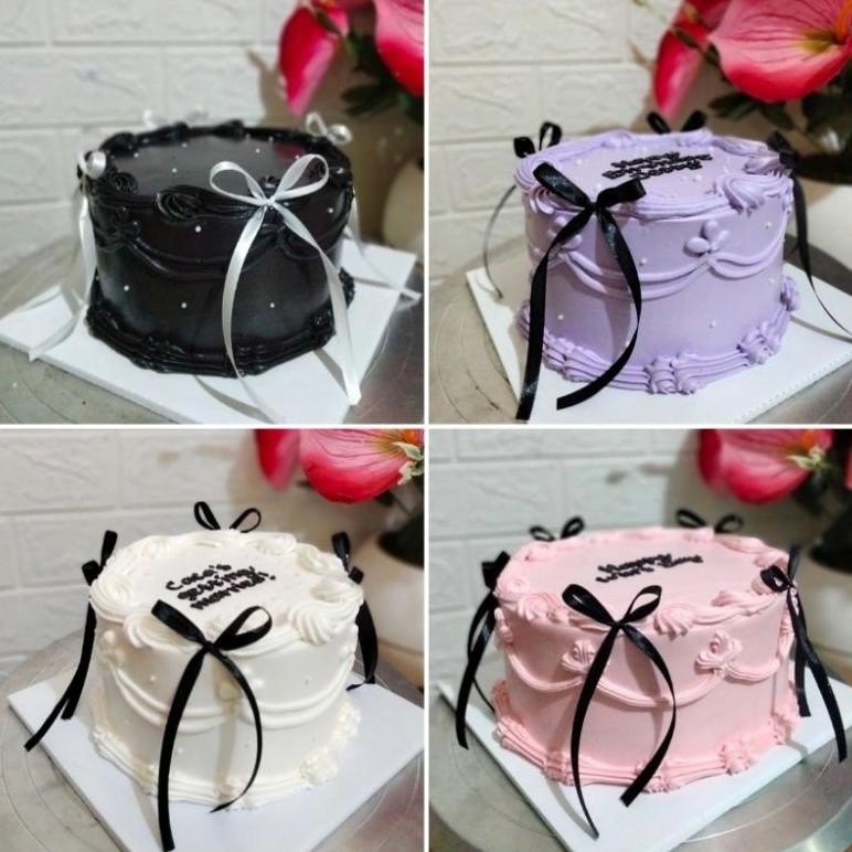 

Korean Cake Pita/Ribbon Cake 15cm-18cm Customizable aSt