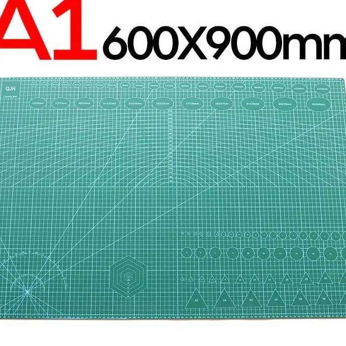

Qjh Work Cutting Mat Pad Cutting Mat A1 90 X 60 Cm Cuting Mat Alas Memotong Kertas Kain