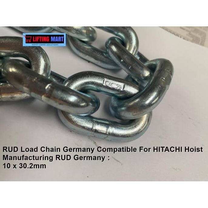 LOAD CHAIN RANTAI BAJA HOIST HITACHI PRODUKSI GERMANY ORIGINAL ORIGINAL DAN TERPERCAYA