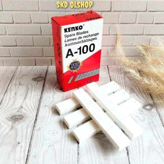 

Isi Cutter Kecil Kenko A100 Refill Cutter Sekotak 12 Tube