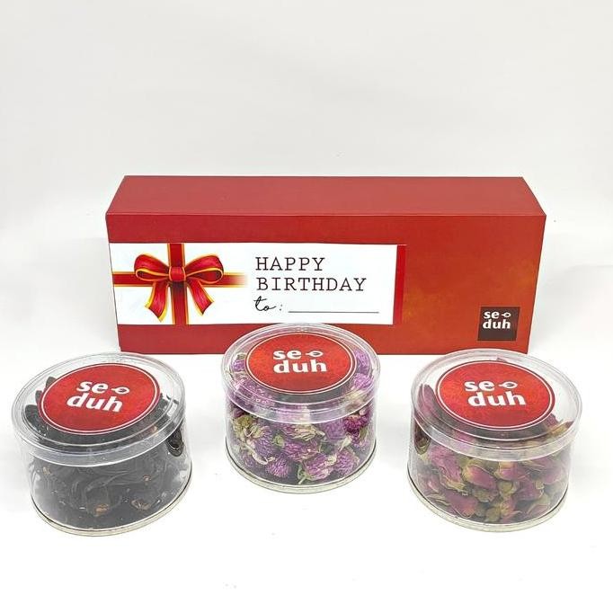 

Ready Birthday Hamper Gift Box Set A - Seduh Tisane Hadiah Ulang Tahun Premium