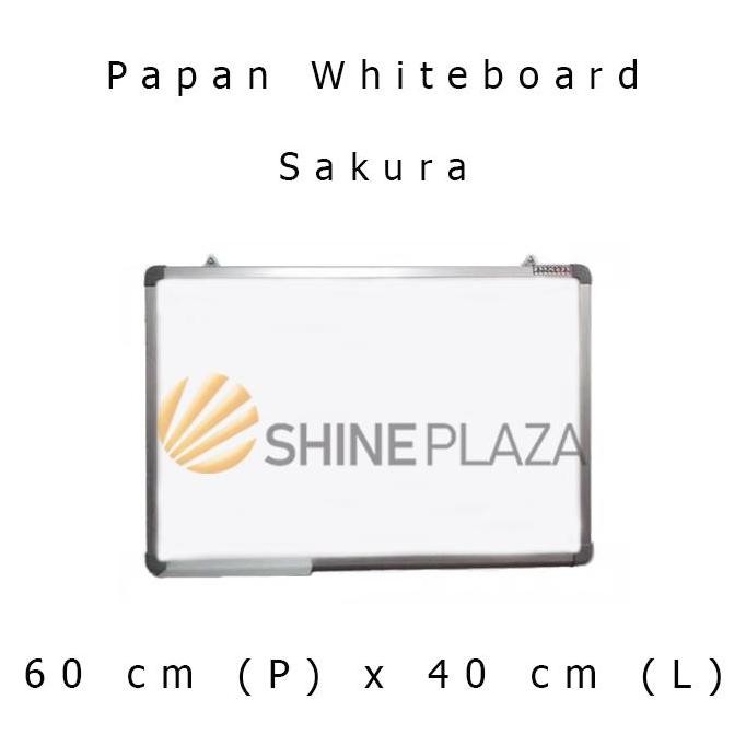 

Siap Kirim Whiteboard Magnet Gantung Sakura 40x60 cm - Papan Tulis Putih Kantor
