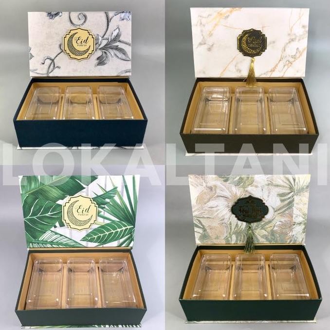 

Ready Box Cookies 3 Toples HardTop 350gr Paket Lebaran Hampers Kue Kering