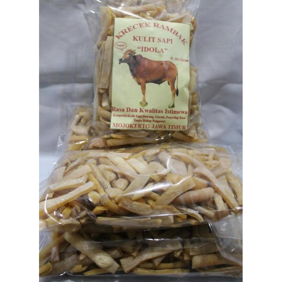 

(Allthebest) Kerupuk Rambak / Kerupuk Kulit Sapi " MENTAH " Kualitas Super 500 Gram