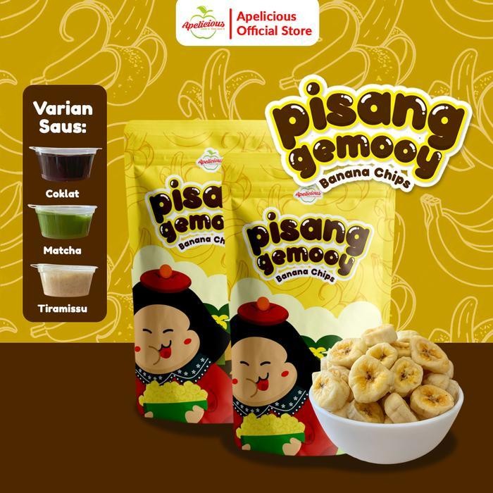 

Ccf Apelicious Keripik Pisang Gemooy Crunchy Coklat Lumer 130Gr