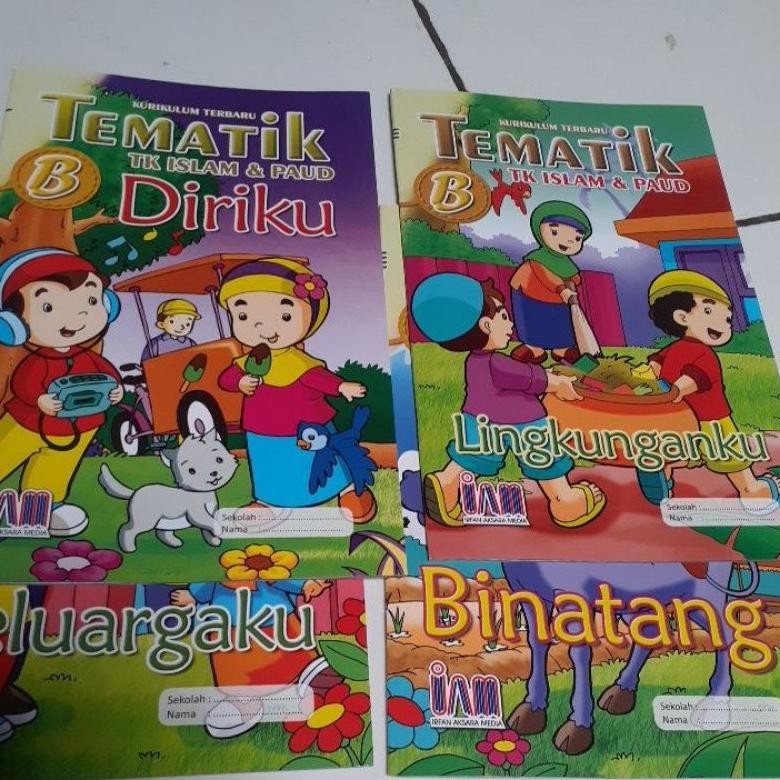 Buku Tematik Islam B (5-6 tahun) untuk TK / PAUD - Irfan Aksara Media (Ardian Jaya. M) MURAH