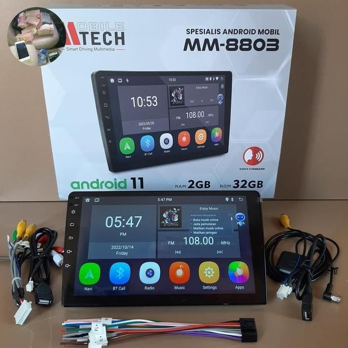 SIAP KIRIM HEADUNIT ANDROID MTECH 8803 9" RAM 2/32GB | M-TECH 8803 TERBARU