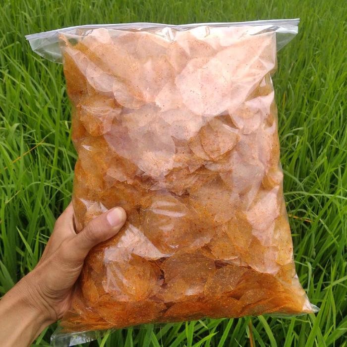 

CCF Keripik Kaca asin gurih pedas 250 gr Cemilan Kripik Kering