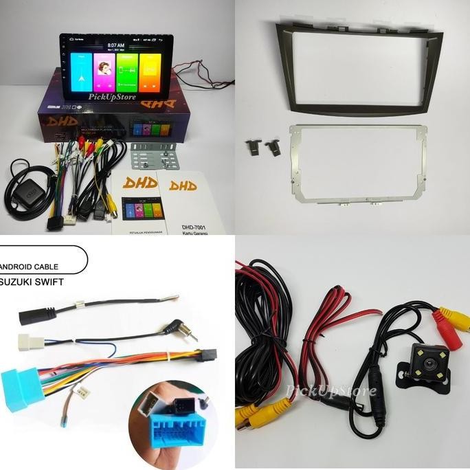 SIAP KIRIM PAKET HEAD UNIT ANDROID DHD 9 INCH + FRAME MOBIL ERTIGA LAMA ORIGINAL