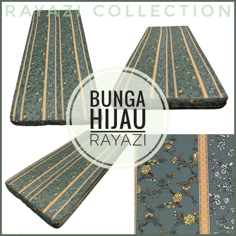 MURAH- Sprei Resleting Sarung Kasur 90x200 Sprei Karet Cover Kasur Motif Bunga Aesthetic Kasur Busa 