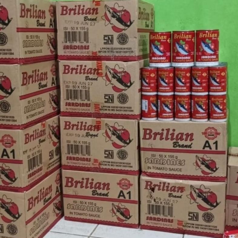 

Sarden Brilian155Gr 1 Karton Isi 50 Kaleng Terbaru
