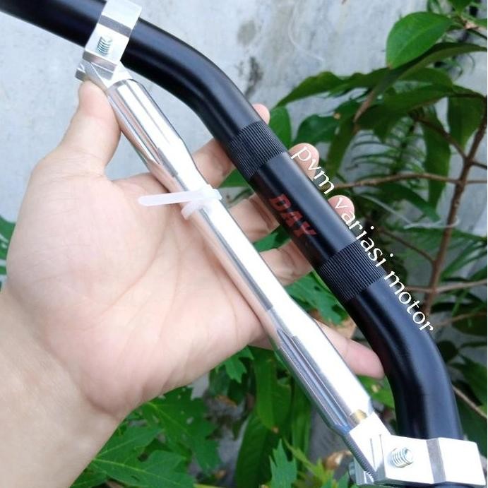 HARGA DISC - STANG MOTOR BLACK STANG STIR DAY TYPE LOW SET STABILIZER PALANG KECIL BAHAN TEBAL UNIVE