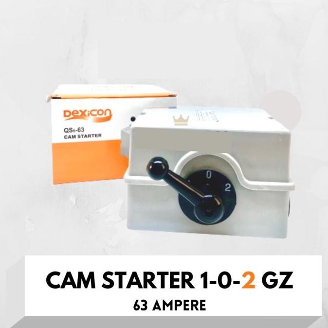 Cam Starter 63A Ohm Saklar Genset Tuas Genset 63A Saklar Listrik 63A New Stok