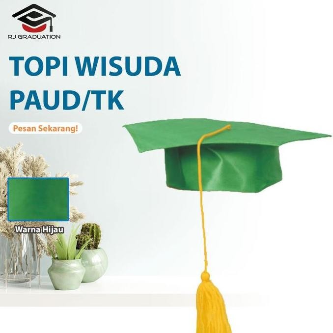 (Allthebest) GROSIR TOPI TOGA WISUDA PAUD / TOPI TOGA WISUDA TK / TOPI WISUDA