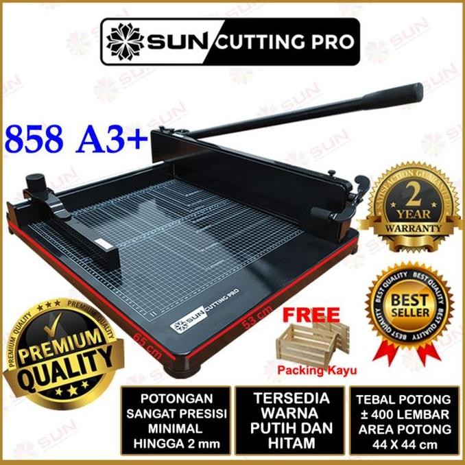 

Terlaris Mesin Thick Layer Paper Cutter A3 858 - Alat Pemotong Kertas 1 Rim