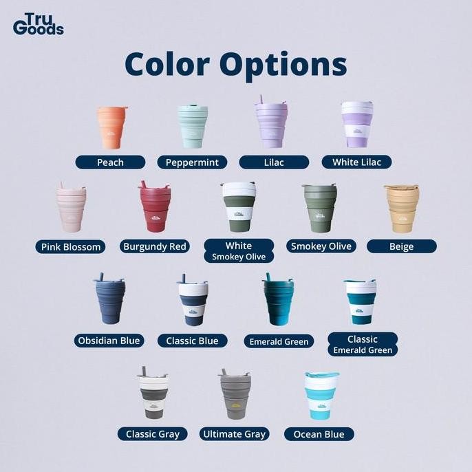 Foldable Cup Foldable Bottle Tru Goods Bundle - 2 PCS