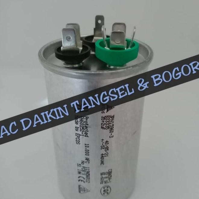 Capacitor / Kapasitor Ac Daikin 1.5Pk Ftne35 35+2Uf