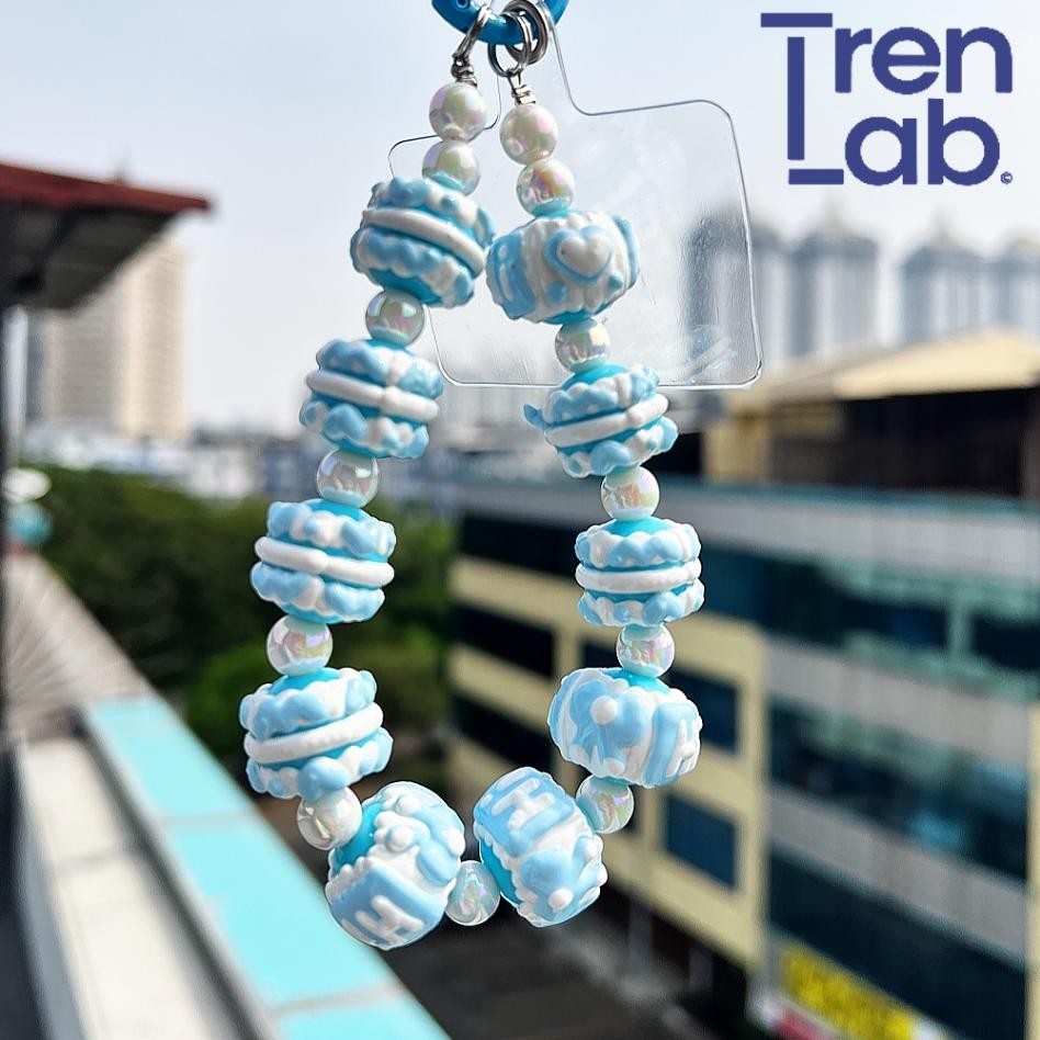 Tali Lucu Handmade Gantungan Kalung Hiasan Tas Wanita Lukisan Tangan Unik Kualitas Stylish Kekinian 