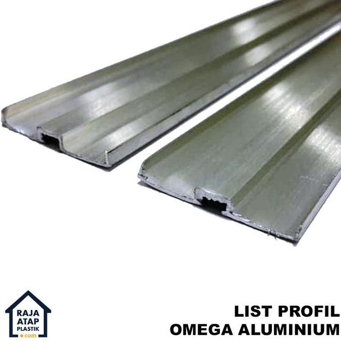 LIST OMEGA ALUMUNIUM - PROFIL PENYAMBUNG POLYCARBONATE SOLARFLAT ORIGINAL DAN TERPERCAYA