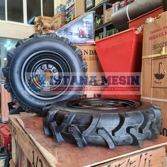RODA BAN KARET VELG COMPLETE HAND TRAKTOR TANGAN QUICK RING 12" ORIGINAL DAN TERPERCAYA