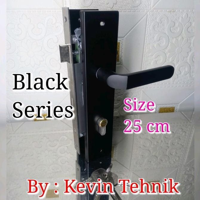 HANDLE PINTU BESAR BLACK, KUNCI PINTU RUMAH HITAM, KUNCI PINTU BESAR ORIGINAL DAN TERPERCAYA