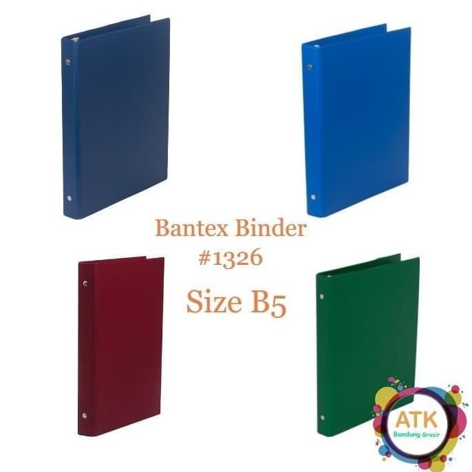

Tersedia Bantex Multiring Binder B5 26 Ring 25mm Semua Warna Model 1326