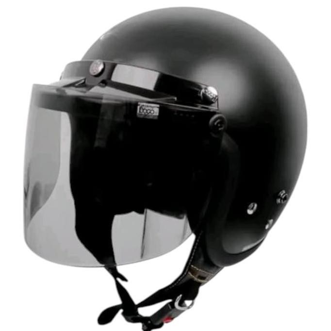 Helm Bogo Retro Premium REPLIKA Carglos KC DATAR Trail Cross Helm Half Face Untuk Pria Dan Wanita De