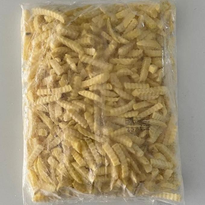 

Aviko Kentang Crinkle Cut 2,5Kg / Kentang Goreng Crincle Frozen Pasti Ori