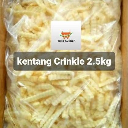 

Kentang Goreng Crinkle Import 2.5 Kg Terlaris