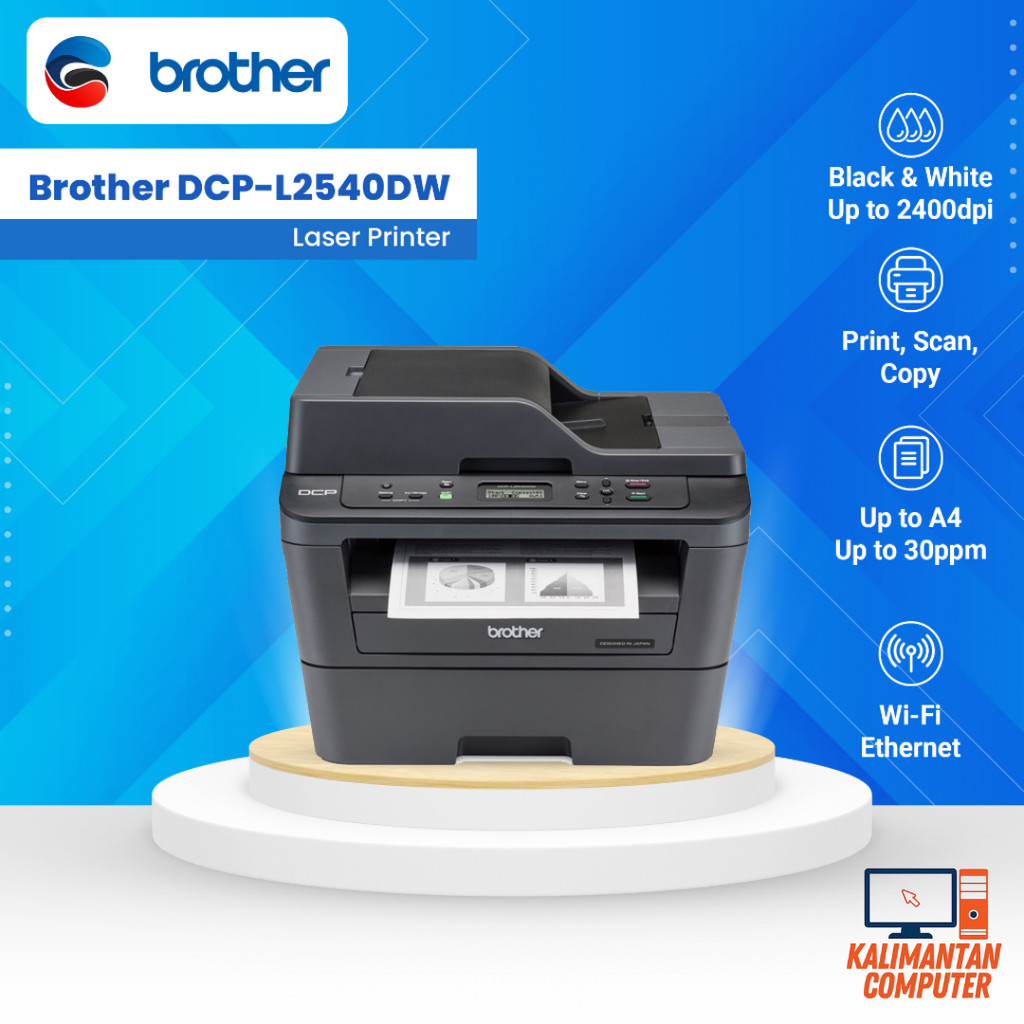 BROTHER Printer Laser Mono Hitam Putih Multifunction DCP L2540DW / Printer Brother DCP L2540DW