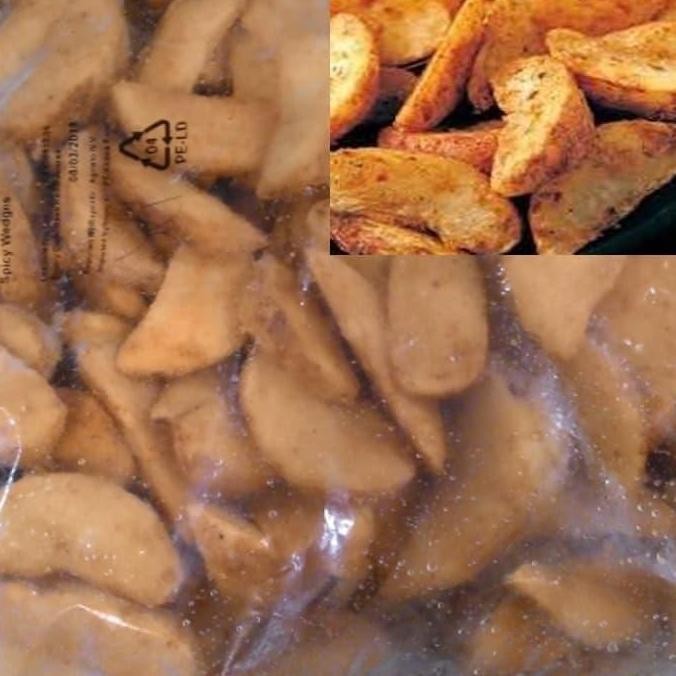 

Best Seller Kentang Wedges Berbumbu Murah Supply Cafe, Resto, Cafe Pasti Ori